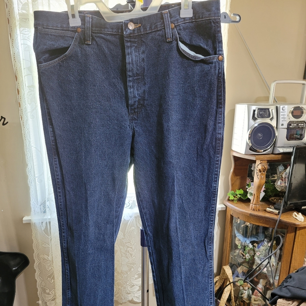 (2313)Wranglers, Mens, Size 36 X 32, Blue Denim Jeans 👖